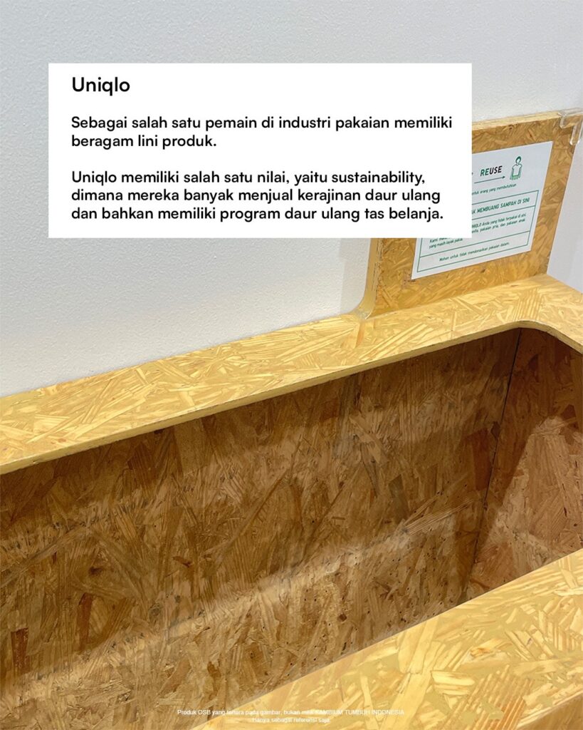 Elemen OSB pada Store Uniqlo